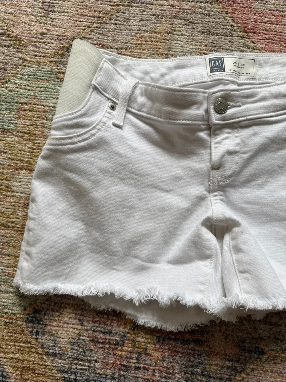 GAP White Denim Jean Shorts